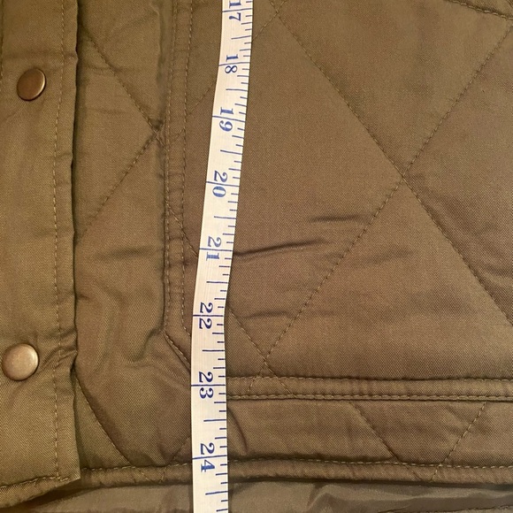 NWT Social Standard by Sanctuary Quilted Twill Jacket Green Size X-Small - Picture 15 of 15